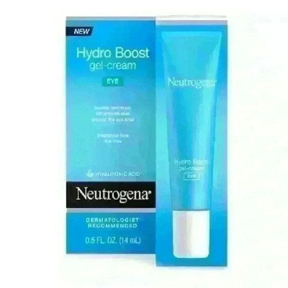 NWT Unscented Neutrogena Hydro Boost Hyaluronic Acid Gel Eye Cream - 0.5 oz - Picture 1 of 10